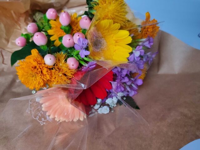ブルーミープレミアムプランで届いたお花
